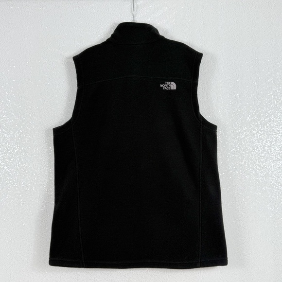 The North Face Black Fleece Vest Men’s Size Large Full Zip Sleeveless Jacket - Picture 2 of 14